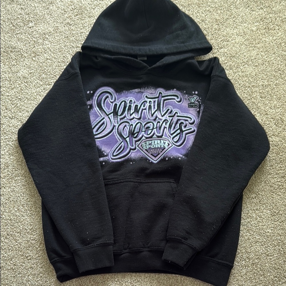 Kids Hoodie - Black and Purple